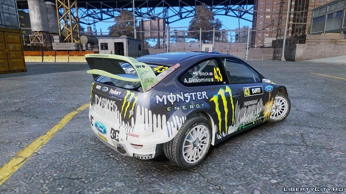 Ford Focus RS WRC (DiRT3) / GTA 4