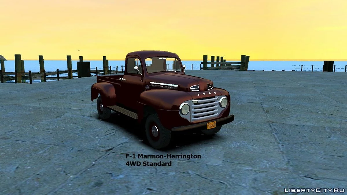Pickup Ford F-1 de media tonelada de 1949 / GTA 4