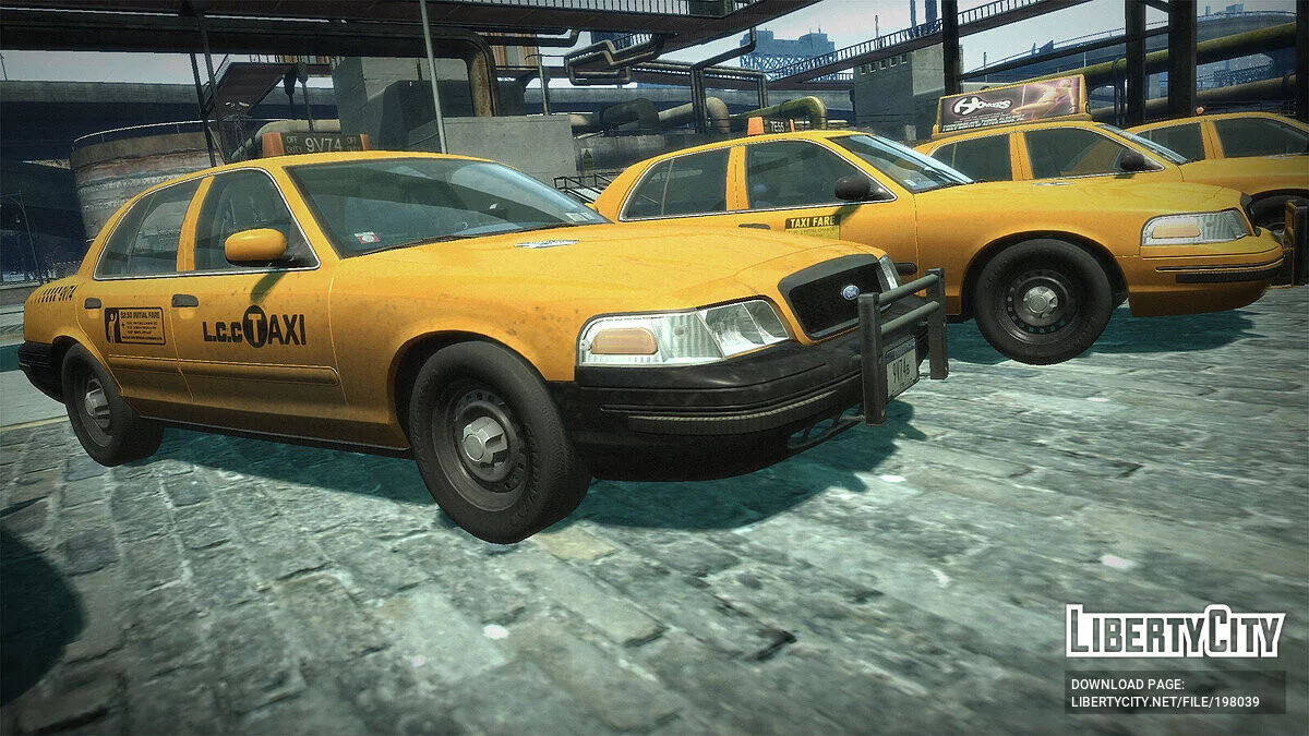 2001 Ford Crown Victoria L.C.C Taksi / GTA 4