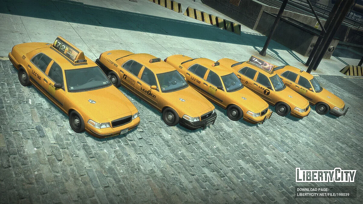 2001 Ford Crown Victoria L.C.C Taksi / GTA 4