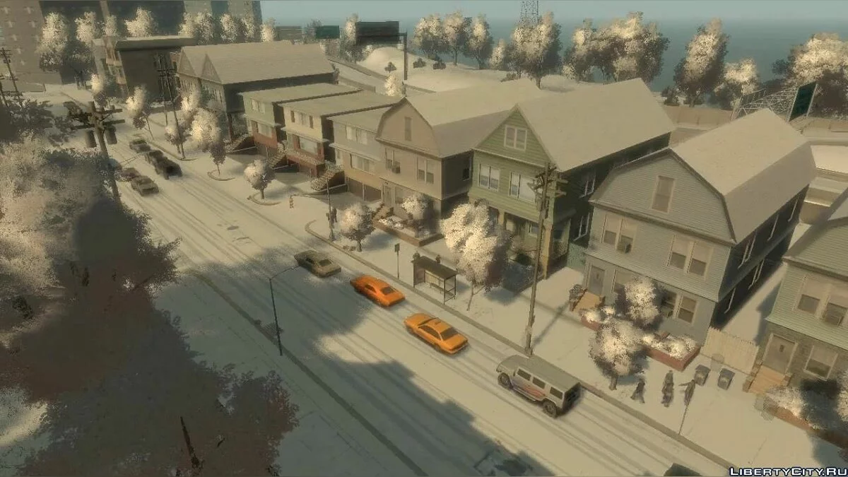 GTA 4 Snow Mod v2.0 / GTA 4