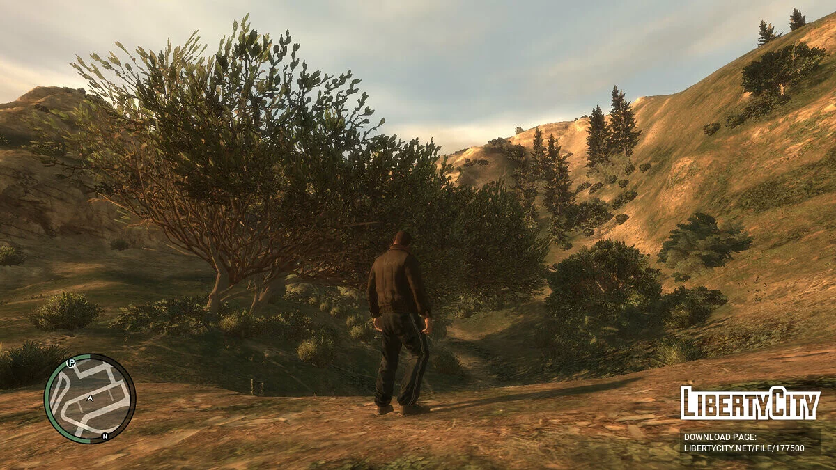 Частина гірської місцевості з GTA 5 / GTA 4