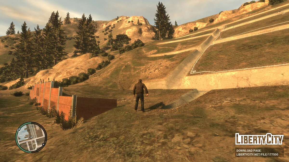 Частина гірської місцевості з GTA 5 / GTA 4