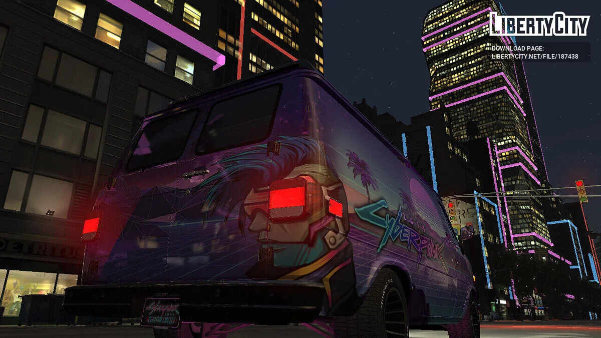 GMC Vandura G-1500 [Cyberpunk] / GTA 4