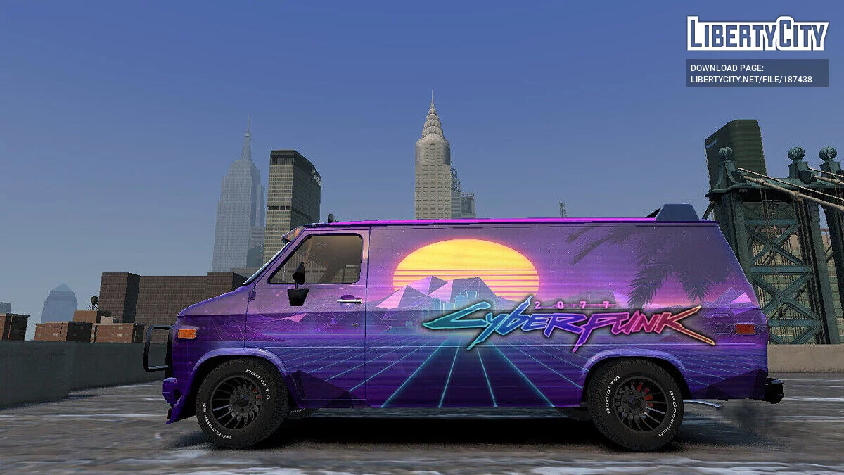 GMC Vandura G-1500 [Cyberpunk] / GTA 4