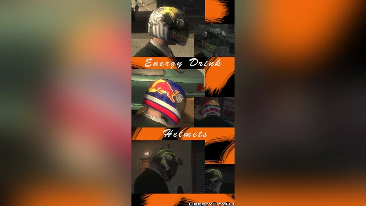 Energy Drink Helmets / GTA 4