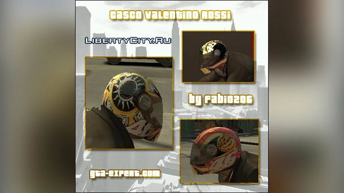 Valentino Rossi's Helmets / GTA 4