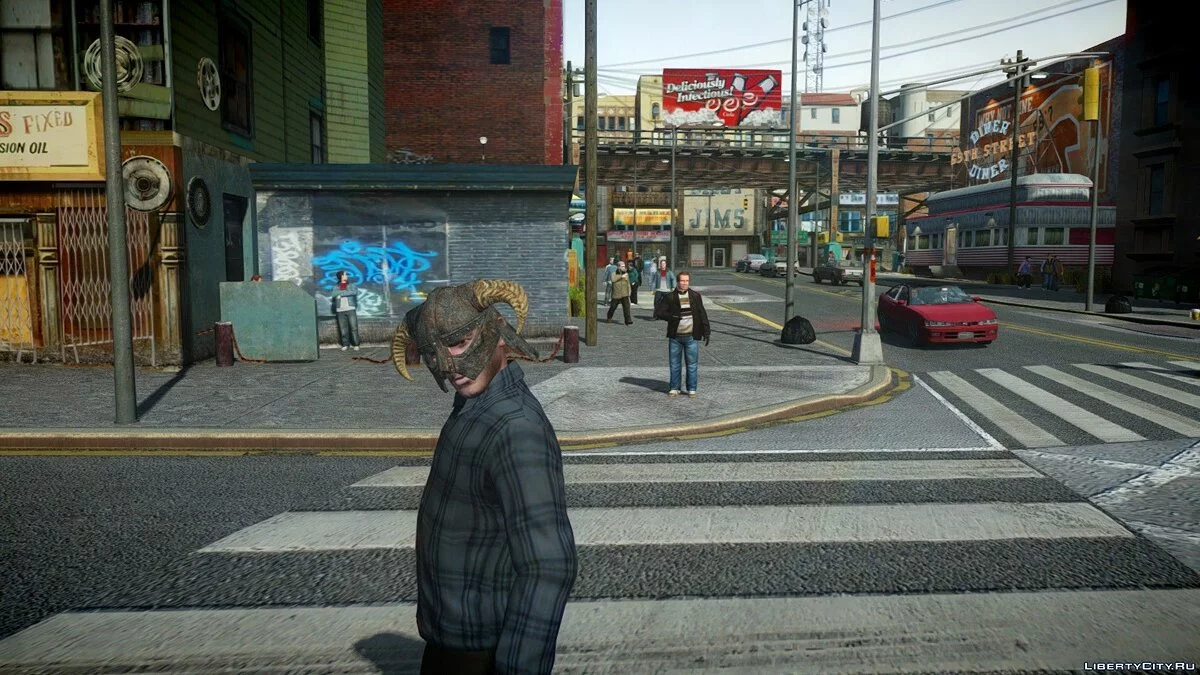 [TES V] 龙裔头盔 / GTA 4