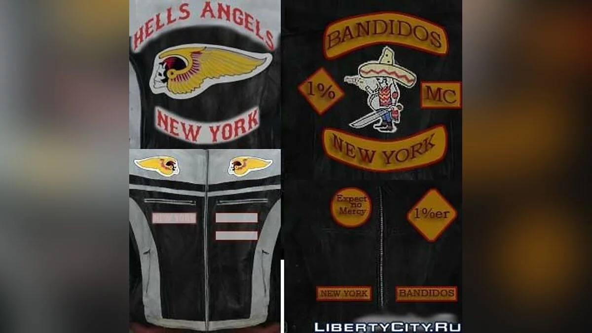 Bandidos- /Hells Angels Jacket / جي تي إيه 4