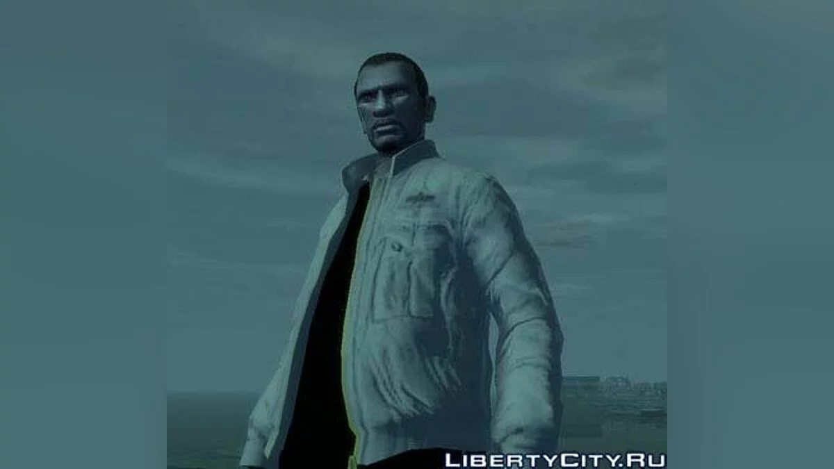 Альфа куртка в білому / GTA 4