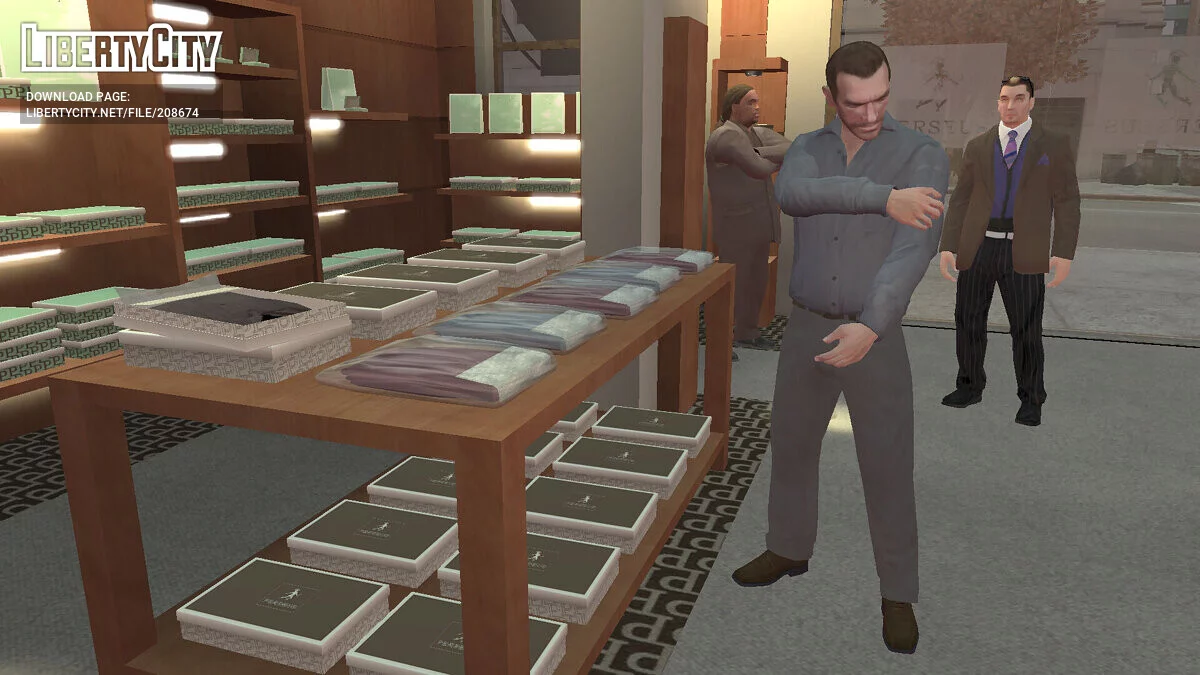 Beta Perseus Dress Shirt and Tailored Suit Pants for Niko Bellic / GTA 4