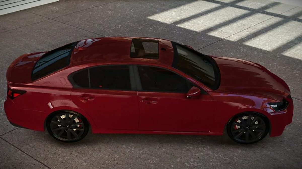 Lexus GS 350 Moving Steering Wheel / GTA 4