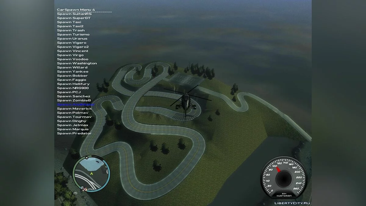 Piste de Drift Edem Hill / GTA 4