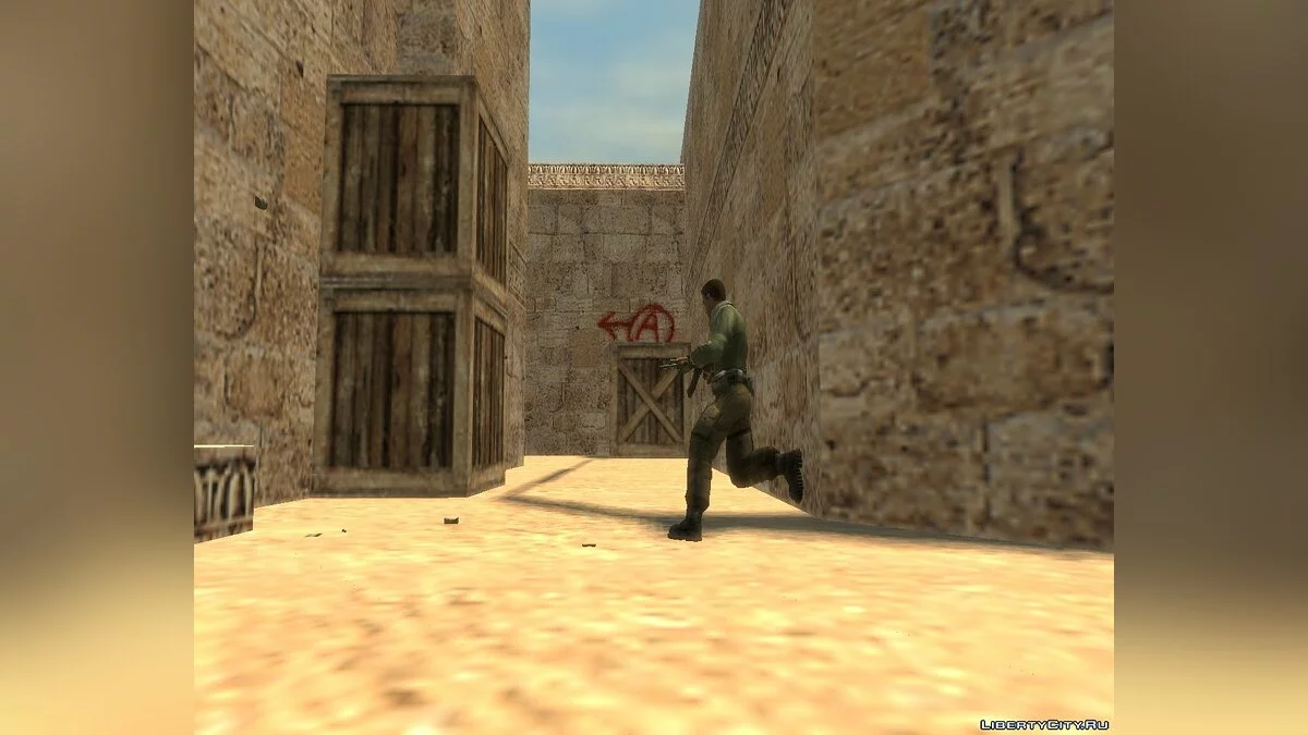 Counter-Strike de_dust2 / جي تي إيه 4