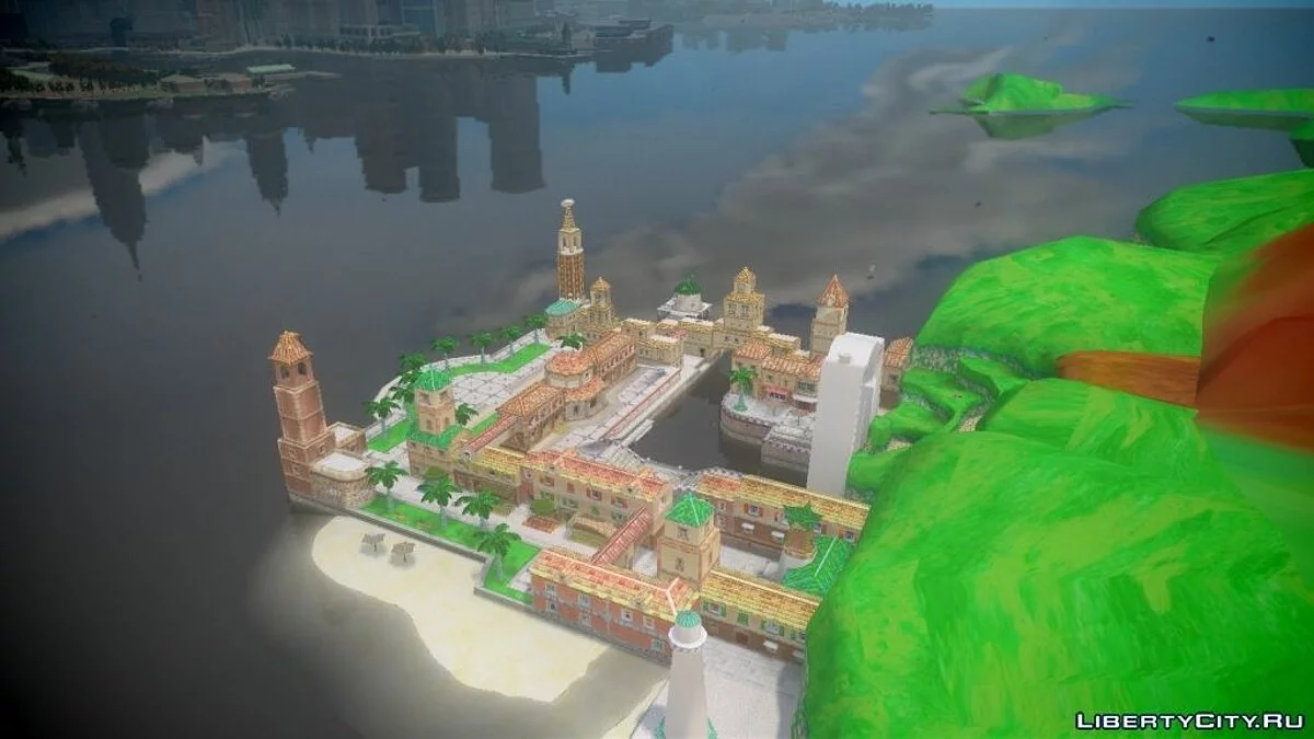 Super Mario Sunshine - Delfino Plaza / GTA 4