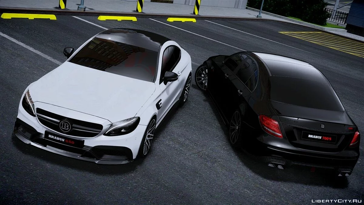 مرسيدس بنز C63 BRABUS / جي تي إيه 4