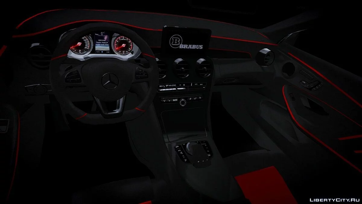 مرسيدس بنز C63 BRABUS / جي تي إيه 4