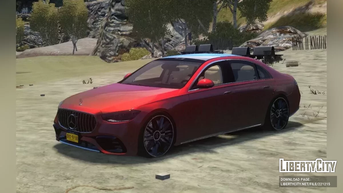 Mercedes S63 AMG W223 2022 / GTA 4