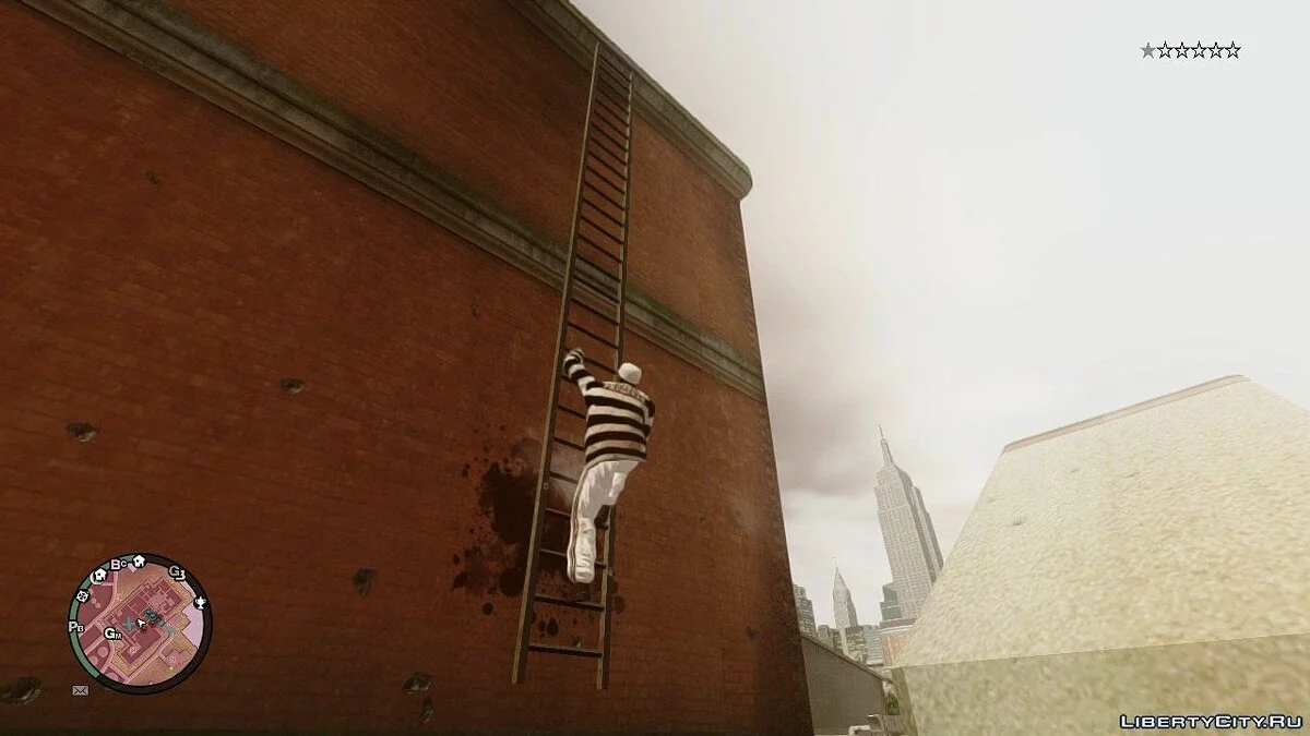 Genera escaleras y sube a la pared / GTA 4