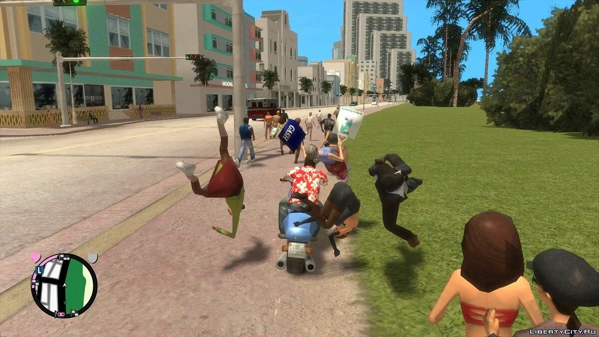 Vice City Rage (Versión 20.03.2013) Caminos peatonales / GTA 4