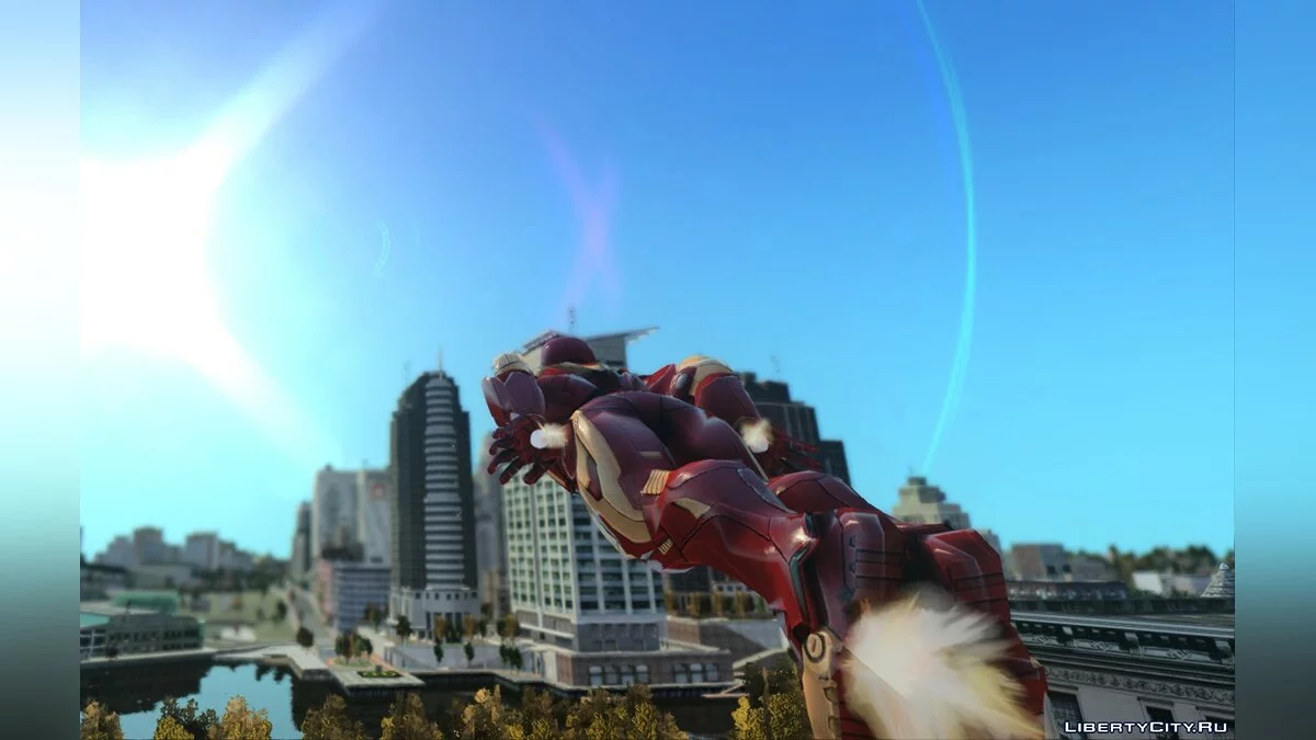Iron Man IV - Animations de vol personnalisées / GTA 4