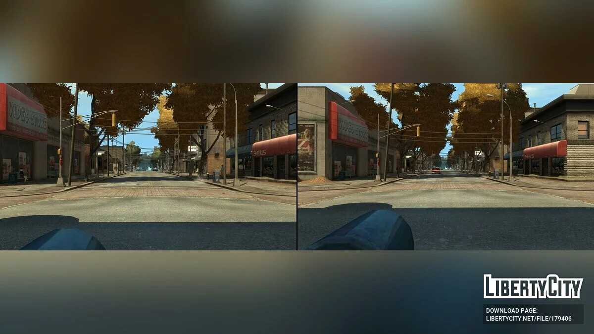 Restored tree locations / GTA 4