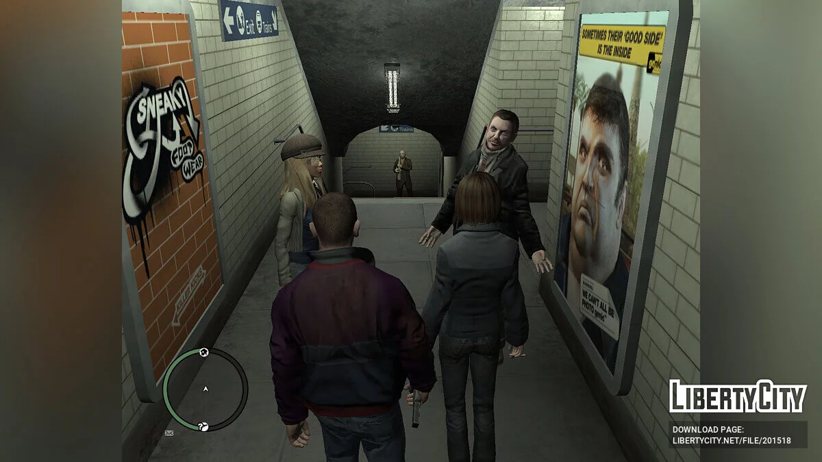 Слухати радіостанції поза машинами / GTA 4