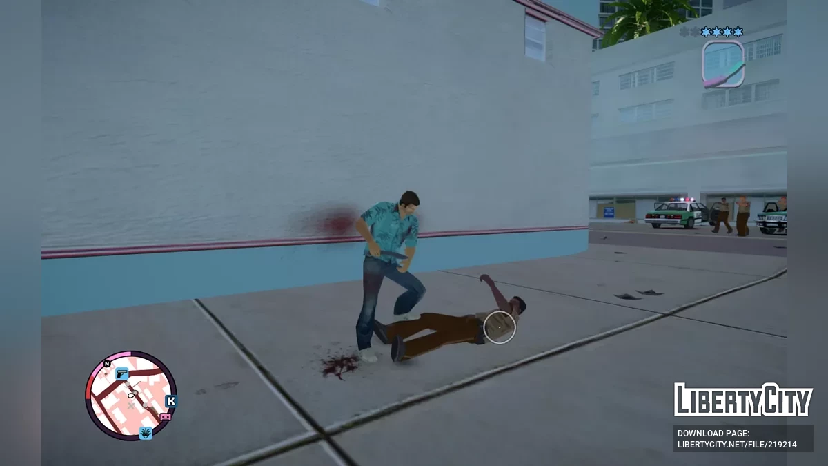 Класичні іконки та звуки зброї для Vice City Nextgen Edition / GTA 4
