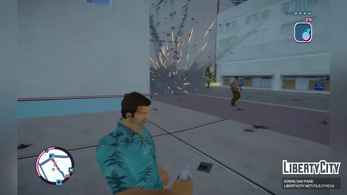 Класичні іконки та звуки зброї для Vice City Nextgen Edition / GTA 4