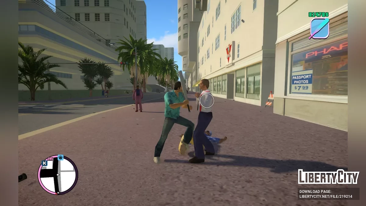 Класичні іконки та звуки зброї для Vice City Nextgen Edition / GTA 4