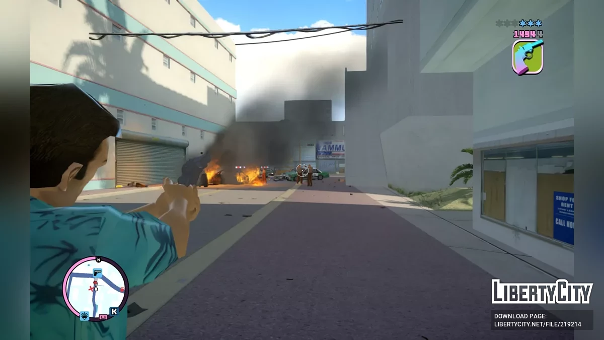 Класичні іконки та звуки зброї для Vice City Nextgen Edition / GTA 4