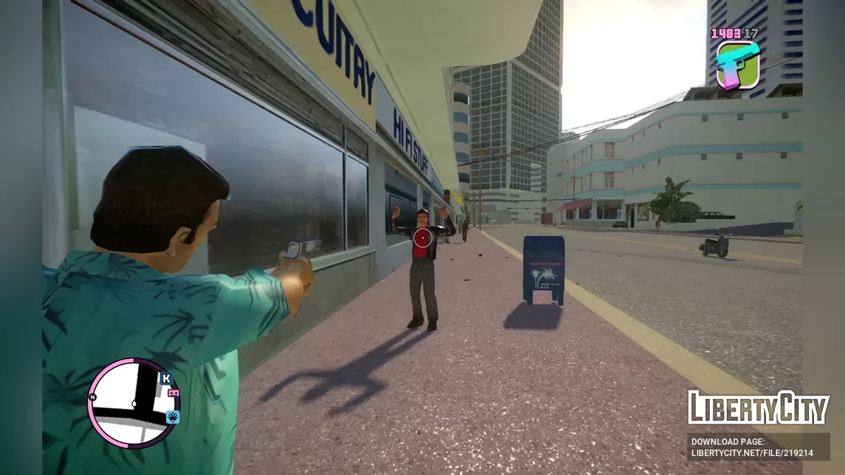 Класичні іконки та звуки зброї для Vice City Nextgen Edition / GTA 4