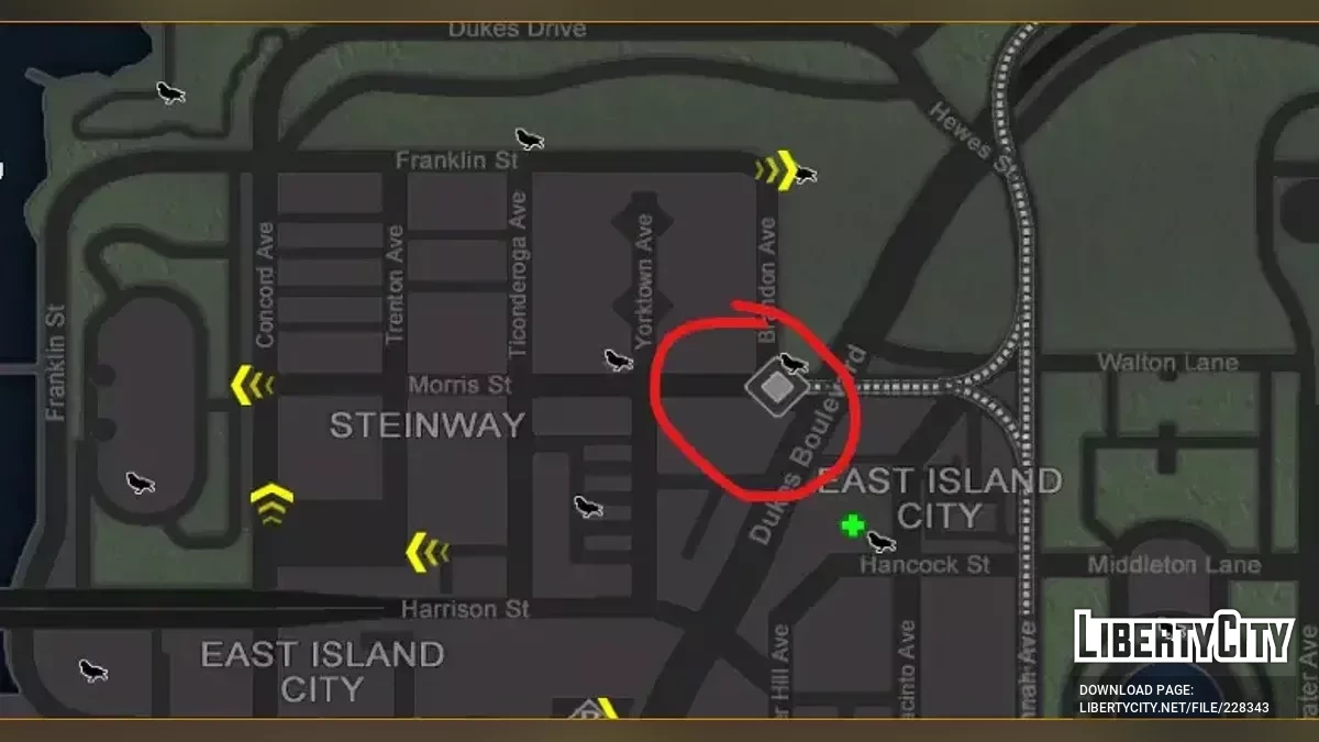Estación renovada de Dukes Boulevard / GTA 4