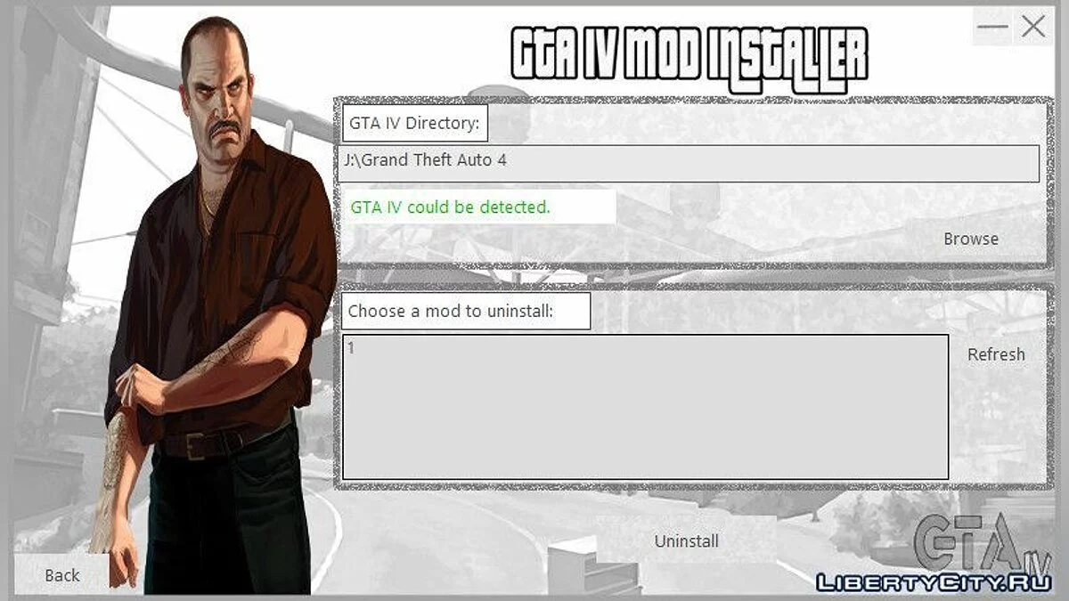 GTA IV Mod Installer v1.2 - Простий установник модів / GTA 4