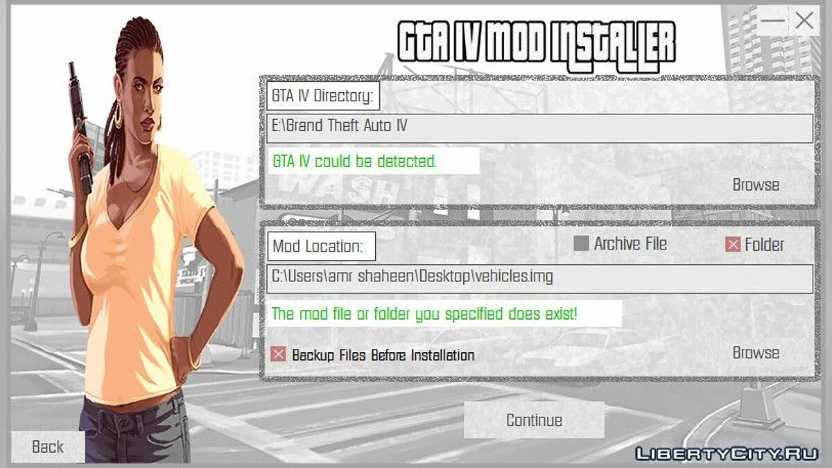 GTA IV Mod Installer v1.2 - Простий установник модів / GTA 4