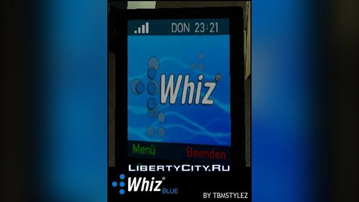 Whiz Theme in Blue / جي تي إيه 4