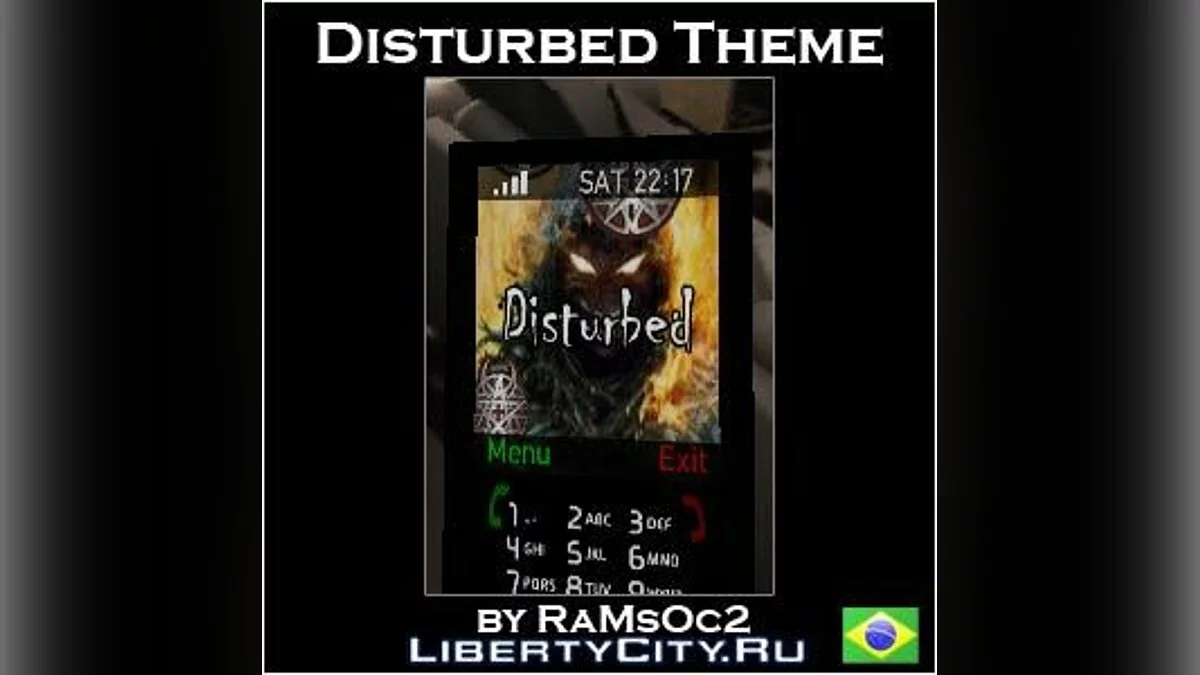 Disturbed Cellphone Theme / جي تي إيه 4