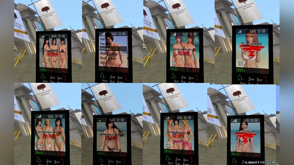 New HD Themes for Phone from Dead or Alive Game / GTA 4