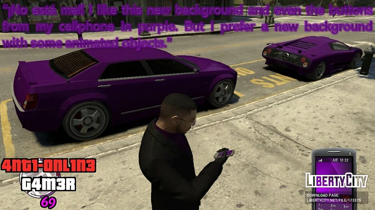 New Customized Cellphone Backgrounds Pack / GTA 4