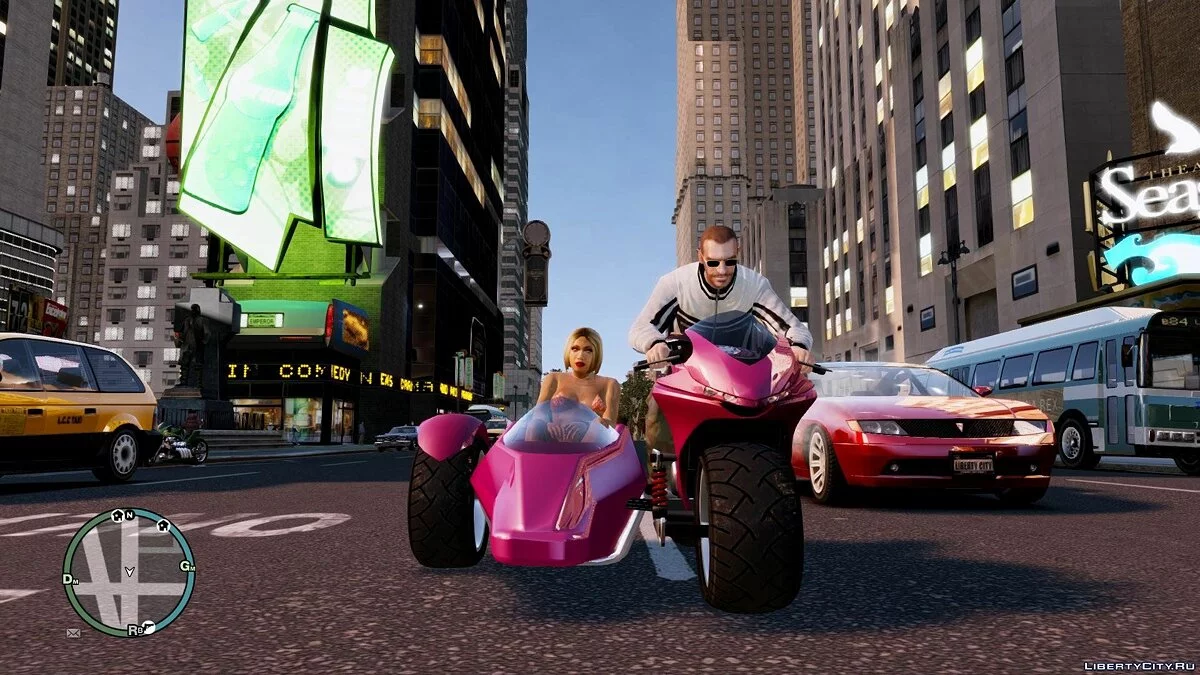 Мотоцикл з коляскою / GTA 4