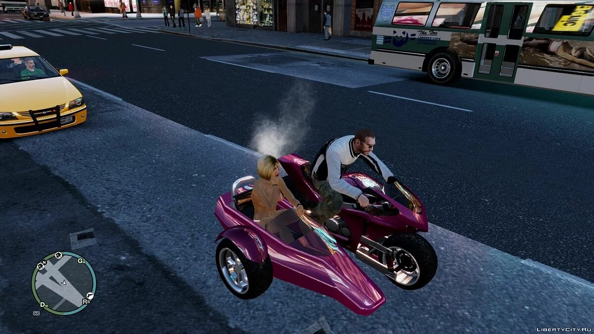 Мотоцикл з коляскою / GTA 4