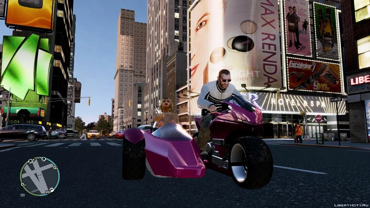 Мотоцикл з коляскою / GTA 4