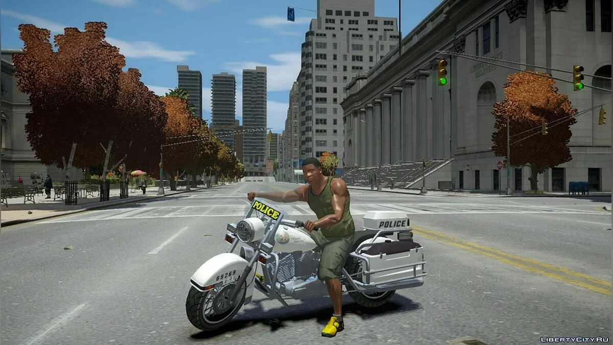 GTA V دراجة الشرطة / جي تي إيه 4