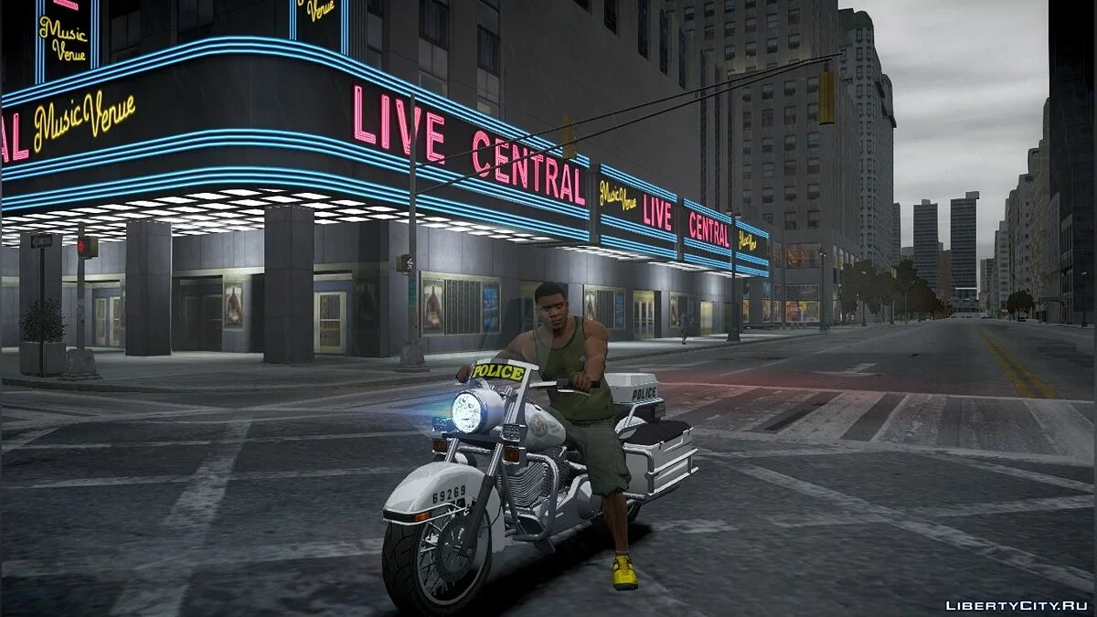 GTA V دراجة الشرطة / جي تي إيه 4