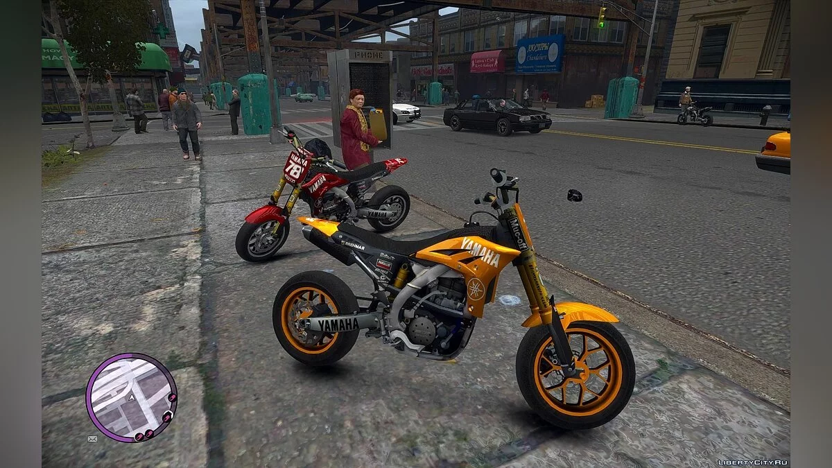 Yamaha YZF SuperMoto Кастом / GTA 4