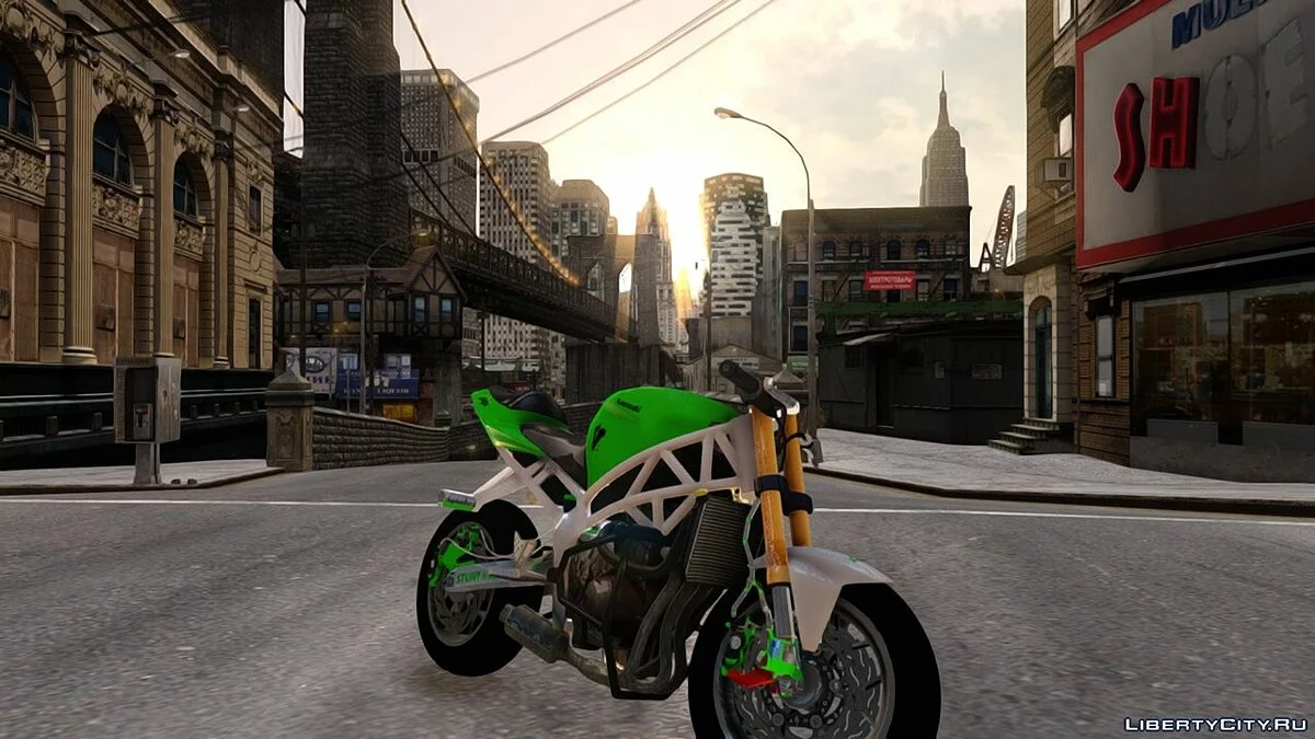 Kawasaki Ninja 636 stunt [Edición Wolf66 V1] / GTA 4