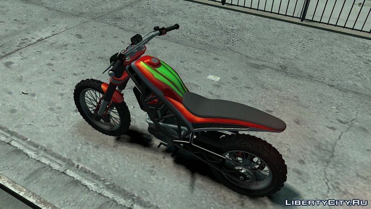 Motorcycle of the Throne (blue neon) for GTA 4