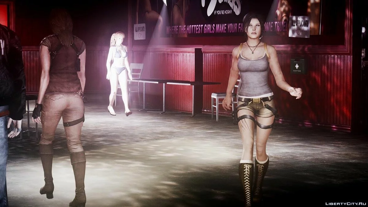 Tomb Raider 2013 Лара Крофт Класична / GTA 4