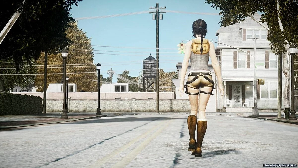 Tomb Raider 2013 Лара Крофт Класична / GTA 4