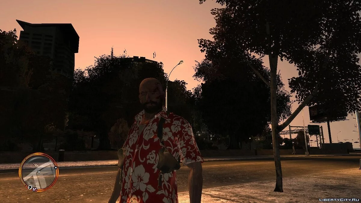 夏威夷衬衫中的马克斯·佩恩 / GTA 4